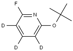 2-(tert-butoxy)-6-fluoropyridine-3,4,5-d3 Structure