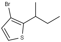 3-bromo-2-(sec-butyl)thiophene 구조식 이미지