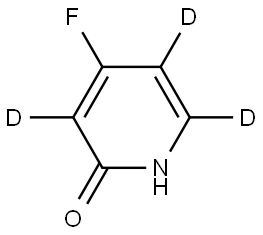 4-fluoropyridin-3,5,6-d3-2-ol Structure