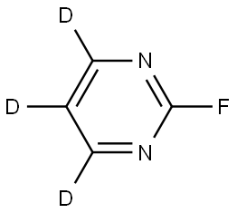 2-fluoropyrimidine-4,5,6-d3 Structure