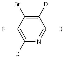 4-bromo-3-fluoropyridine-2,5,6-d3 Structure