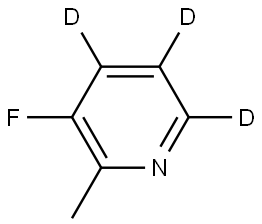 3-fluoro-2-methylpyridine-4,5,6-d3 Structure