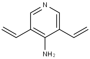 4-Pyridinamine, 3,5-diethenyl- Structure