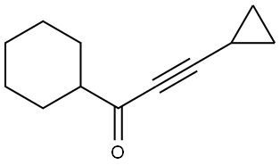 1-Cyclohexyl-3-cyclopropyl-2-propyn-1-one Structure