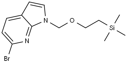 6-Bromo-1-[[2-(trimethylsilyl)ethoxy]methyl]-1H-pyrrolo[2,3-b]pyridine Structure