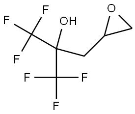 1,1,1,3,3,3-hexafluoro-2-(oxiran-2-ylmethyl)propan-2-ol Structure