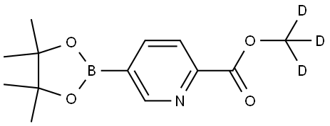 methyl-d3 5-(4,4,5,5-tetramethyl-1,3,2-dioxaborolan-2-yl)picolinate Structure