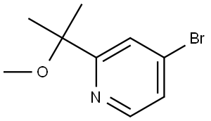 4-bromo-2-(2-methoxypropan-2-yl)pyridine Structure