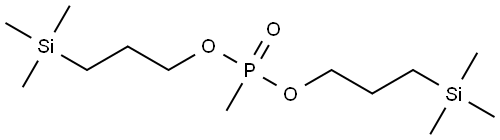 Bis[3-(trimethylsilyl)propyl]?P-methylphosphonate Structure