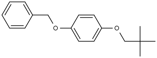 1-(2,2-Dimethylpropoxy)-4-(phenylmethoxy)benzene Structure