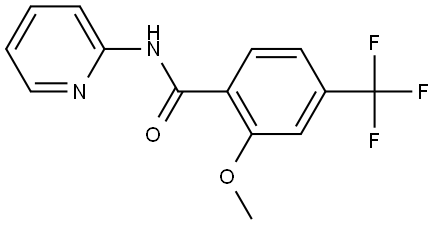 2-Methoxy-N-2-pyridinyl-4-(trifluoromethyl)benzamide Structure