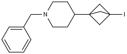 1-Benzyl-4-(3-iodobicyclo[1.1.1]pentan-1-yl)piperidine 구조식 이미지