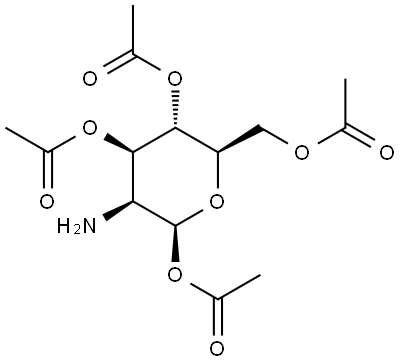 Mannopyranose, 2-amino-2-deoxy-, 1,3,4,6-tetraacetate, β-D- (8CI) Structure