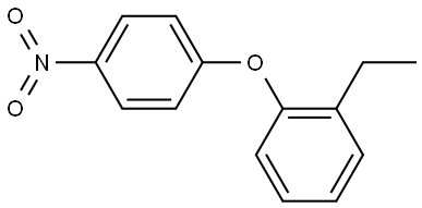 1-ethyl-2-(4-nitrophenoxy)benzene Structure