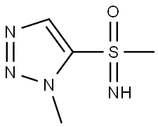 imino(methyl)(1-methyl-1H-1,2,3-triazol-5-yl)-lambda6-sulfanone Structure