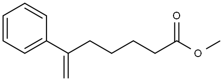 methyl 6-phenylhept-6-enoate Structure