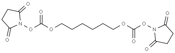 bis(2,5-dioxopyrrolidin-1-yl) hexane-1,6-diyl bis(carbonate) Structure