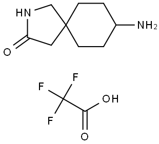 8-Amino-2-azaspiro[4.5]decan-3-one 2,2,2-trifluoroacetate Structure