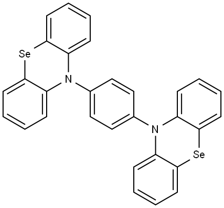 1,4-di(10H-phenoselenazin-10-yl)benzene Structure