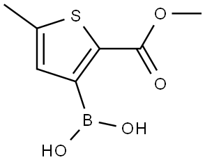 2-(Methoxycarbonyl)-5-methylthiophene-3-boronic acid Structure