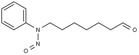 N-(7-oxoheptyl)-N-phenylnitrous amide Structure