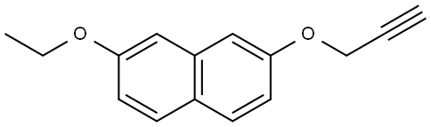 2-Ethoxy-7-(2-propyn-1-yloxy)naphthalene Structure