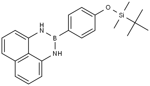 2-[4-[[(1,1-Dimethylethyl)dimethylsilyl]oxy]phenyl]-2,3-dihydro-1H-naphtho[1,... Structure