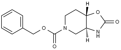 benzyl (3aS,7aS)-2-oxohexahydrooxazolo[4,5-c]pyridine-5(4H)-carboxylate Structure