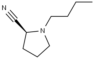 (S)-1-butylpyrrolidine-2-carbonitrile Structure