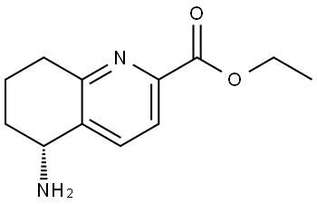 Ethyl (R)-5-amino-5,6,7,8-tetrahydro-2-quinolinecarboxylate Structure