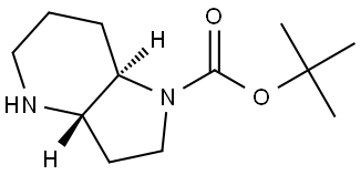 tert-butyl (3aS,7aR)-octahydro-1H-pyrrolo[3,2-b]pyridine-1-carboxylate 구조식 이미지
