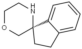 (R)-2,3-dihydrospiro[indene-1,3'-morpholine Structure