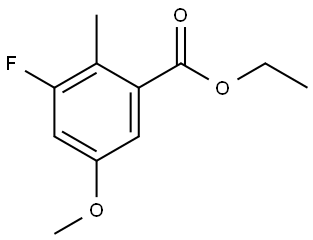 Ethyl 3-fluoro-5-methoxy-2-methylbenzoate Structure