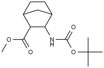 Methyl 3-[[(1,1-dimethylethoxy)carbonyl]amino]bicyclo[2.2.1]heptane-2-carboxylate Structure