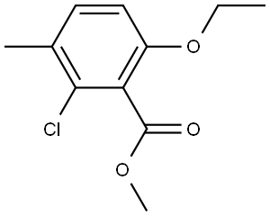 Methyl 2-chloro-6-ethoxy-3-methylbenzoate 구조식 이미지