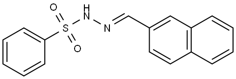 (E)-N'-(Naphthalen-2-ylmethylene)benzenesulfonohydrazide Structure