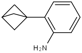 Benzenamine, 2-bicyclo[1.1.1]pent-1-yl- Structure