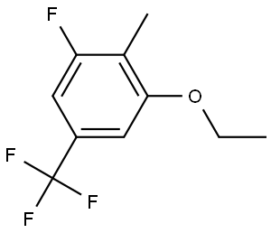 1-ethoxy-3-fluoro-2-methyl-5-(trifluoromethyl)benzene Structure