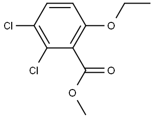 Methyl 2,3-dichloro-6-ethoxybenzoate Structure