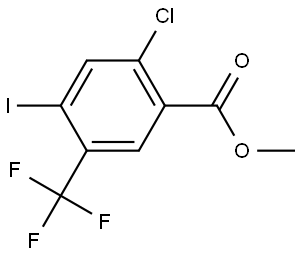 Methyl 2-chloro-4-iodo-5-(trifluoromethyl)benzoate Structure