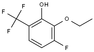 2-Ethoxy-3-fluoro-6-(trifluoromethyl)phenol Structure