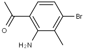 1-(2-Amino-4-bromo-3-methyl-phenyl)-ethanone Structure