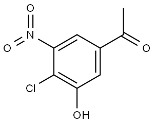 1-(4-Chloro-3-hydroxy-5-nitro-phenyl)-ethanone Structure