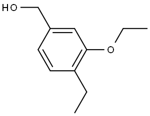 (3-ethoxy-4-ethylphenyl)methanol Structure