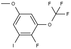 2-Fluoro-1-iodo-5-methoxy-3-(trifluoromethoxy)benzene Structure