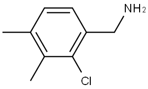 2-Chloro-3,4-dimethylbenzenemethanamine Structure