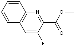 methyl 3-fluoroquinoline-2-carboxylate Structure