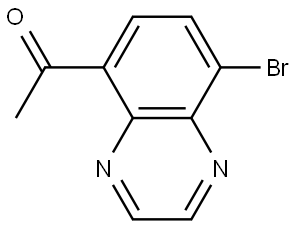 1-(8-bromoquinoxalin-5-yl)ethan-1-one Structure