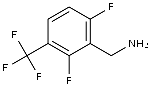 2,6-Difluoro-3-(trifluoromethyl)benzenemethanamine Structure