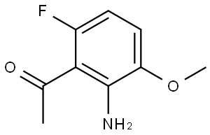 1-(2-Amino-6-fluoro-3-methoxy-phenyl)-ethanone Structure